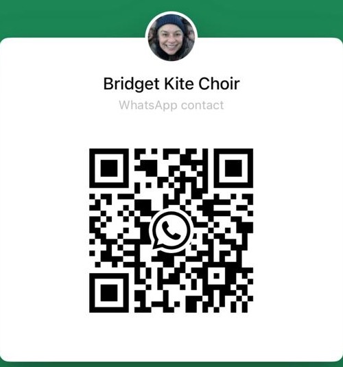 WhatsApp QR code for Bridget Kite Choir